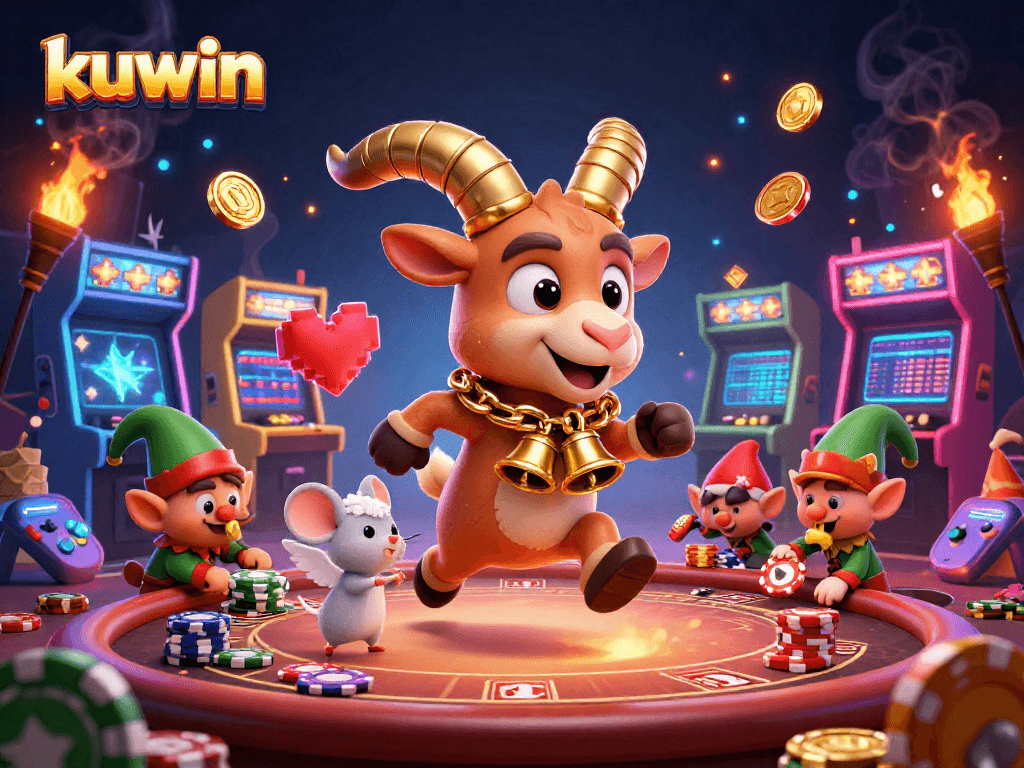 Kuwin offers an exciting gambling experience featuring poker games, vibrant characters, and thrilling action.