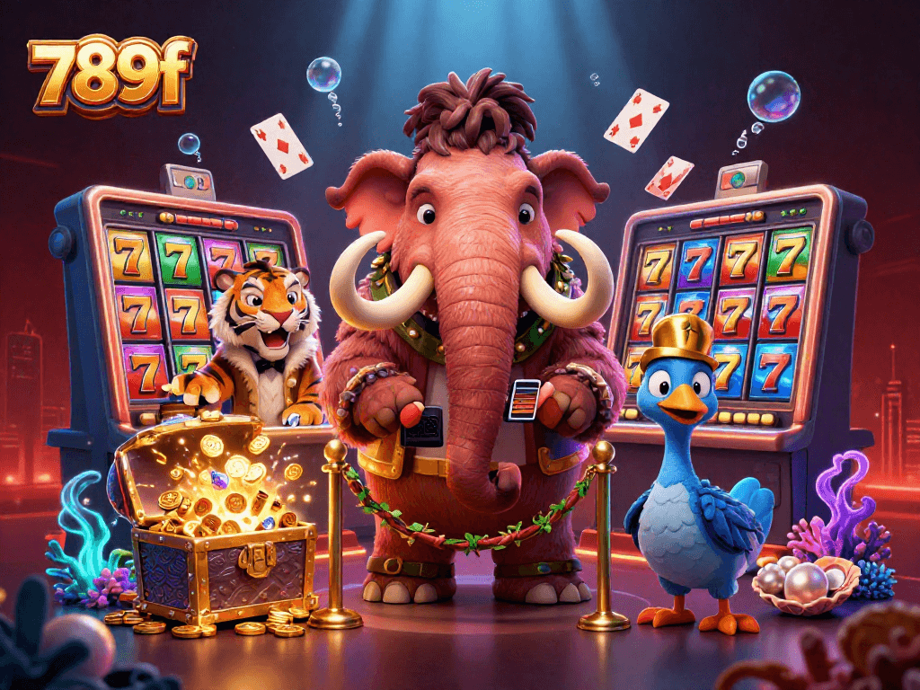 Experience the vibrant casino world of 789f with engaging characters and exciting gaming elements.