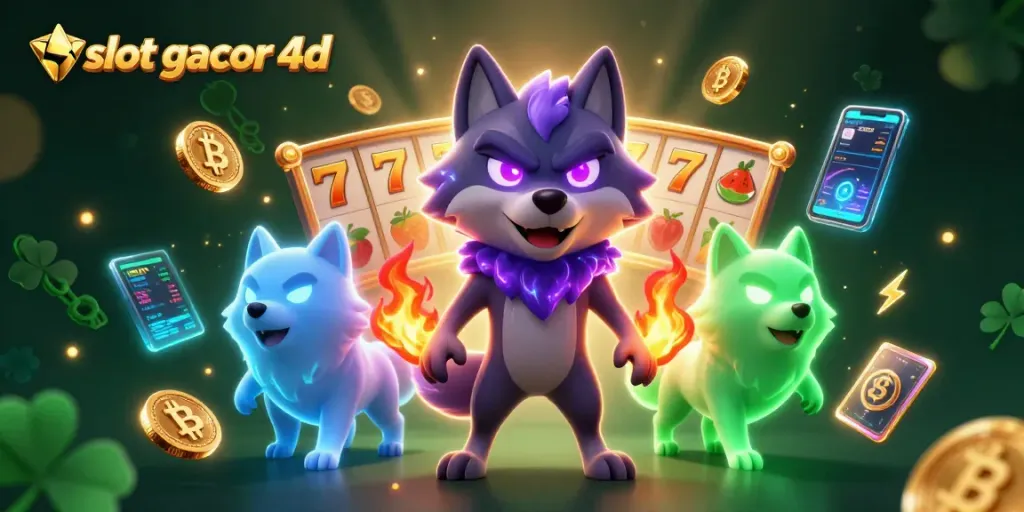 Slot gacor 4d menghadirkan petualangan menarik dengan simbol slot dan karakter magis.