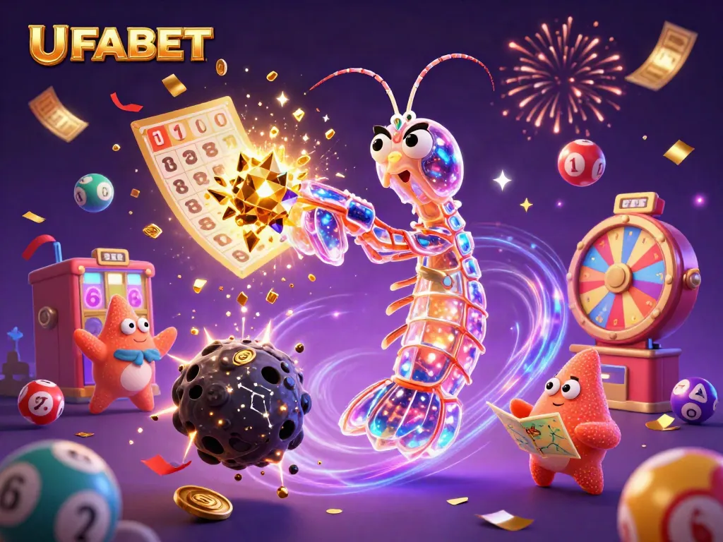 Experience excitement with UFABET’s galactic samurai battling for riches in a vibrant casino scene.