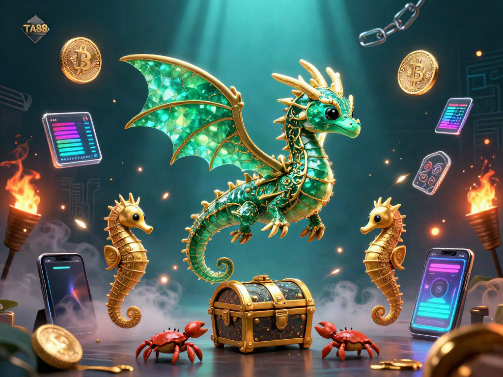 TA88 elevates gaming with vibrant visuals, featuring a lavish sea dragon and treasure chest, symbolizing wealth.