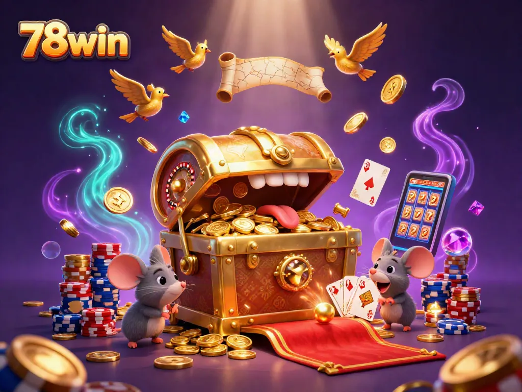 Experience thrilling adventures at 78win with treasure chests, roulette, and more!