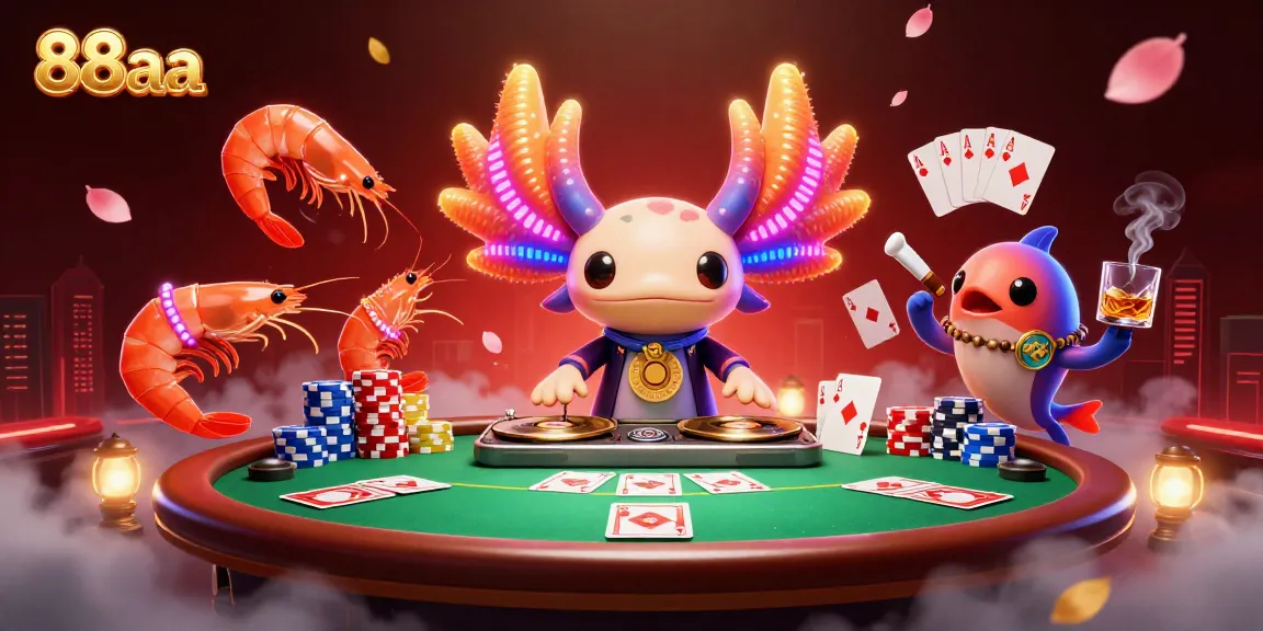 Engage with vibrant 88aa casino excitement, featuring colorful characters and dynamic gameplay elements.