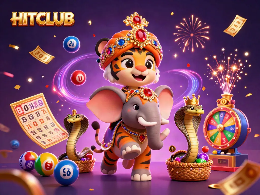 Engage in thrilling games at HITCLUB while enjoying a vibrant 3D casino atmosphere.