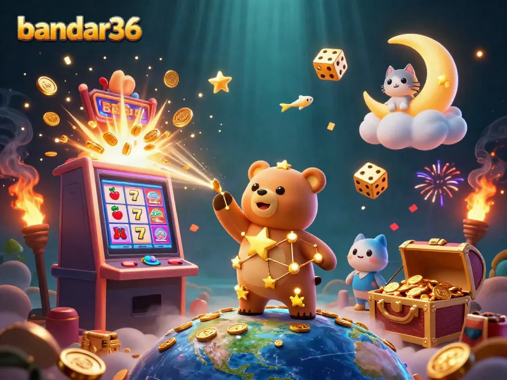 Permainan slot bandar36 yang gacor dengan jackpot besar dan karakter lucu, sempurna untuk petualangan judi.