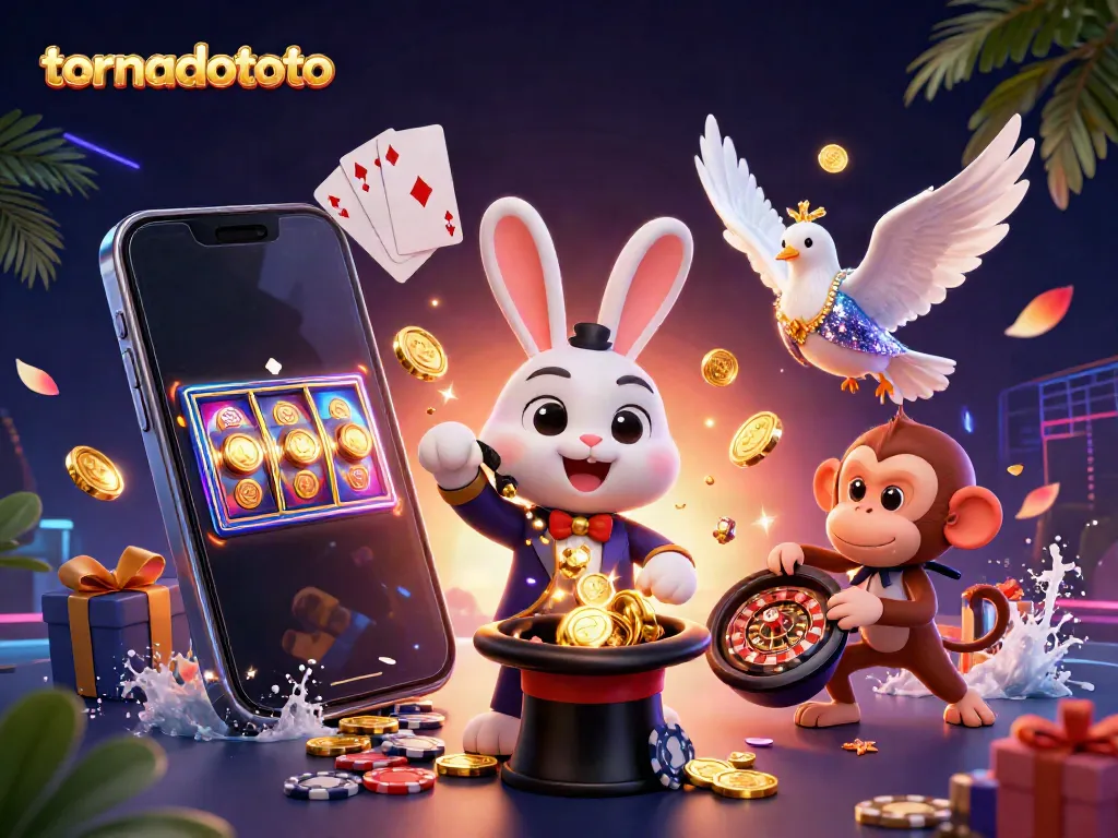 Experience the excitement of tornadototo with magical characters and dynamic casino elements.