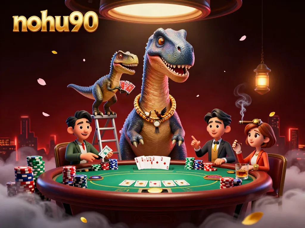 Engage in thrilling poker action with nohu90's vibrant casino adventure!