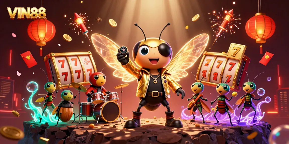 Experience thrilling gameplay with VIN88, featuring vibrant slots and engaging characters.