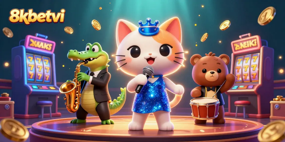 Experience the exciting world of 8xbetvi with vibrant slot games featuring animated characters.