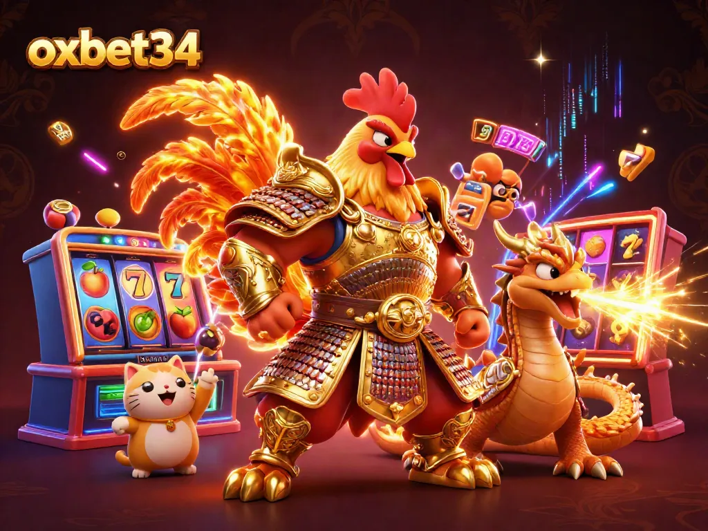 Experience the excitement of oxbet34 with dynamic 3D casino characters and slot machine games.