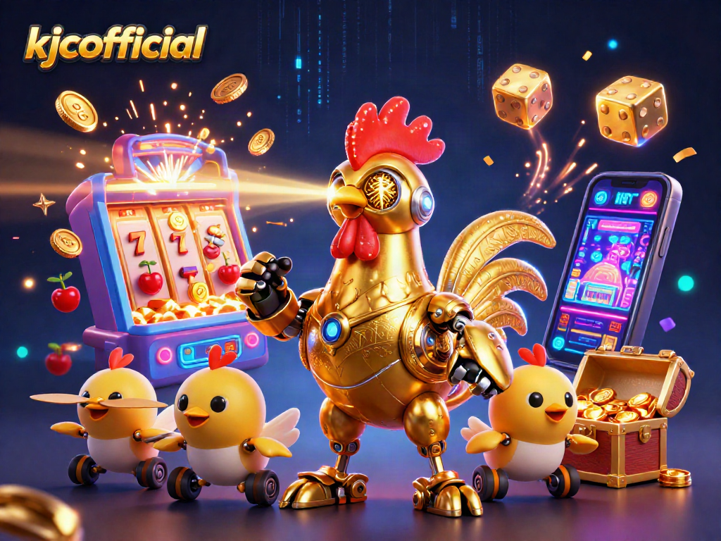 Engage with kjcofficial's dynamic casino world of slots, jackpots, and golden treasures!
