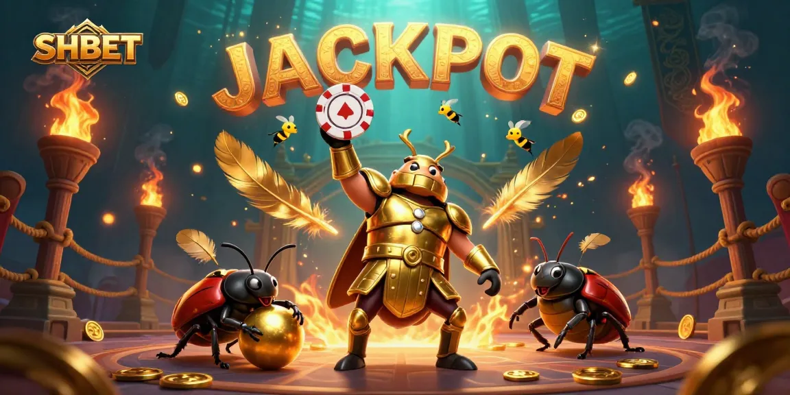 Experience winning strategies at SHBET casino with vibrant 3D illustration featuring golden chips and dynamic characters.