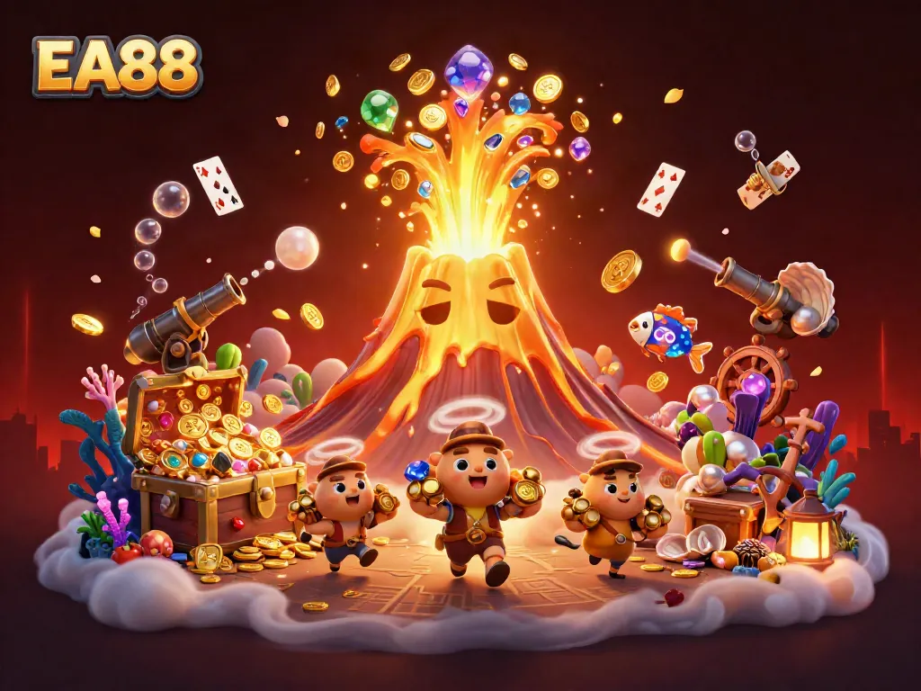 Experience the thrill of winning at EA88 with vibrant treasures and exciting gameplay elements.