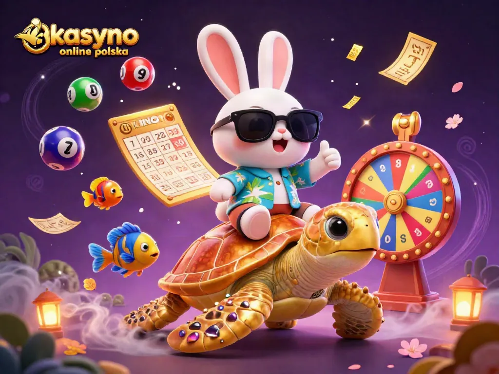 Experience the excitement of kasyno online polska with a luck-filled scene of vibrant characters and dynamic gaming elements.
