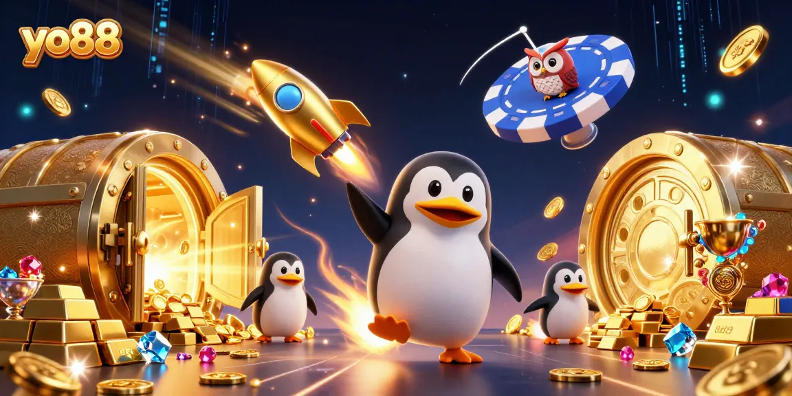 Engage with yo88 as the golden penguin soars toward the ultimate online casino experience.