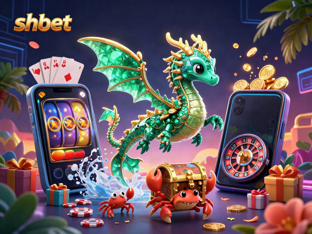 Experience the excitement of gaming at shbet with vibrant dragons, slot games, and treasures!