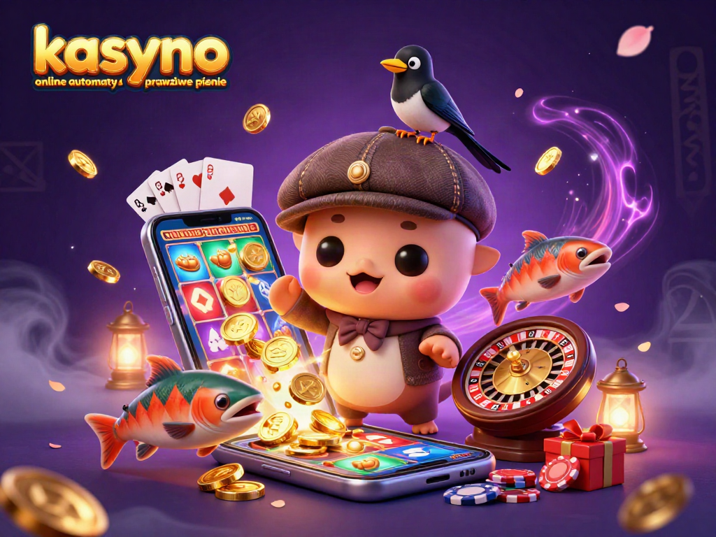 Engage in kasyno online automaty na prawdziwe pieniądze with 3D cartoon characters and vibrant gaming elements.