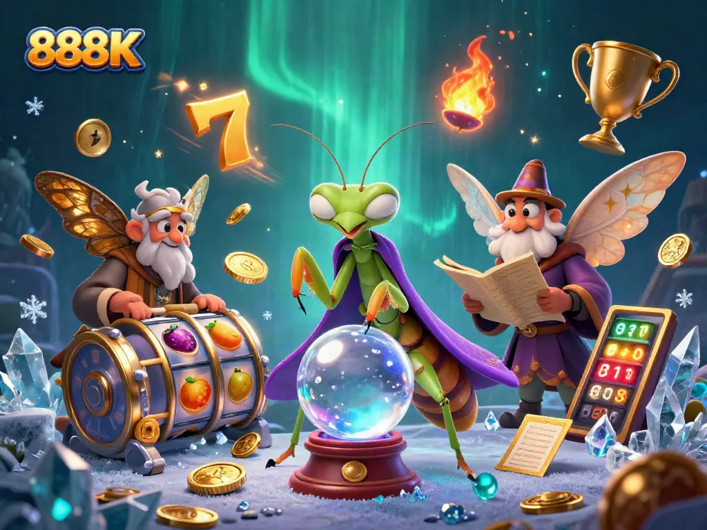 Engage with 888K's immersive casino experience featuring vibrant slots, jackpots, and magical characters.