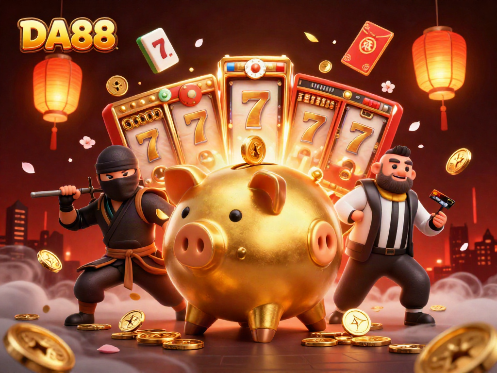 DA88 interactive slot game scene featuring dynamic characters and immersive casino elements
