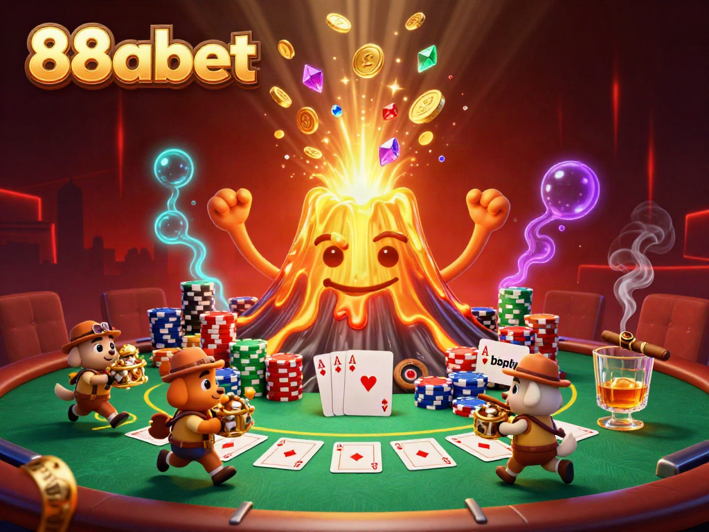 Experience thrilling gameplay at 88abet with vibrant casino visuals, coins, and treasure-filled scenes.