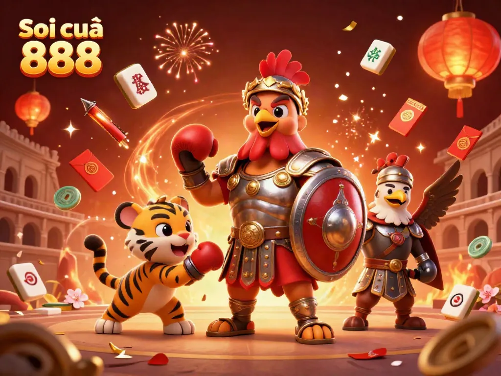 Engage in exciting strategies with Soi cầu 888 as festive elements ignite a vibrant gaming atmosphere.