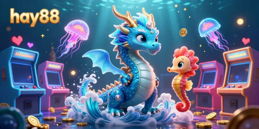 Experience hay88's immersive online casino adventure with vibrant underwater gaming elements.