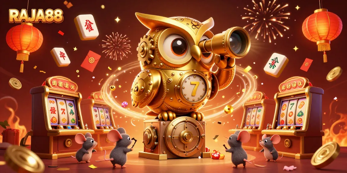 Experience the thrill of RAJA88 with an engaging 3D casino scene full of action and excitement.